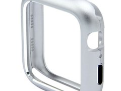 Carcasa magnetica de protectie iUni pentru Apple Watch 1/2/3/4/5/6, 38mm, Argintiu